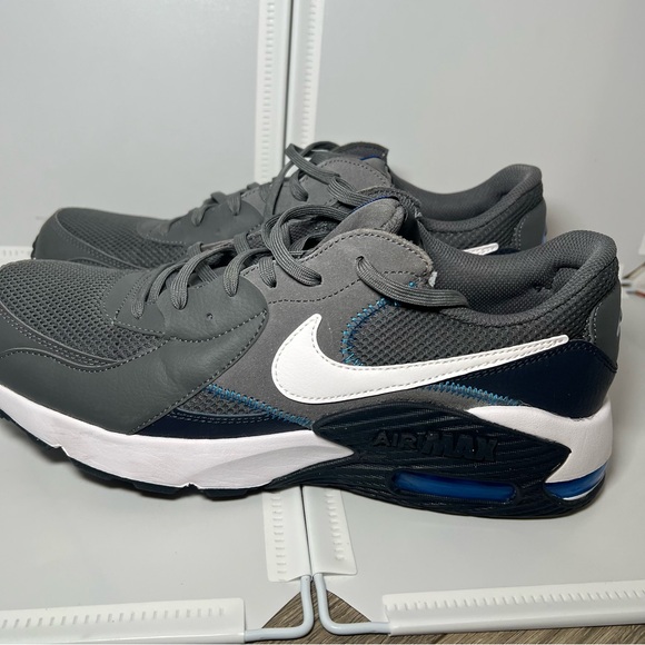 Authentic Nike Air Max Excee / Men's / IRON Air Max Dark Gray and Navy Sneakers - Picture 4 of 11